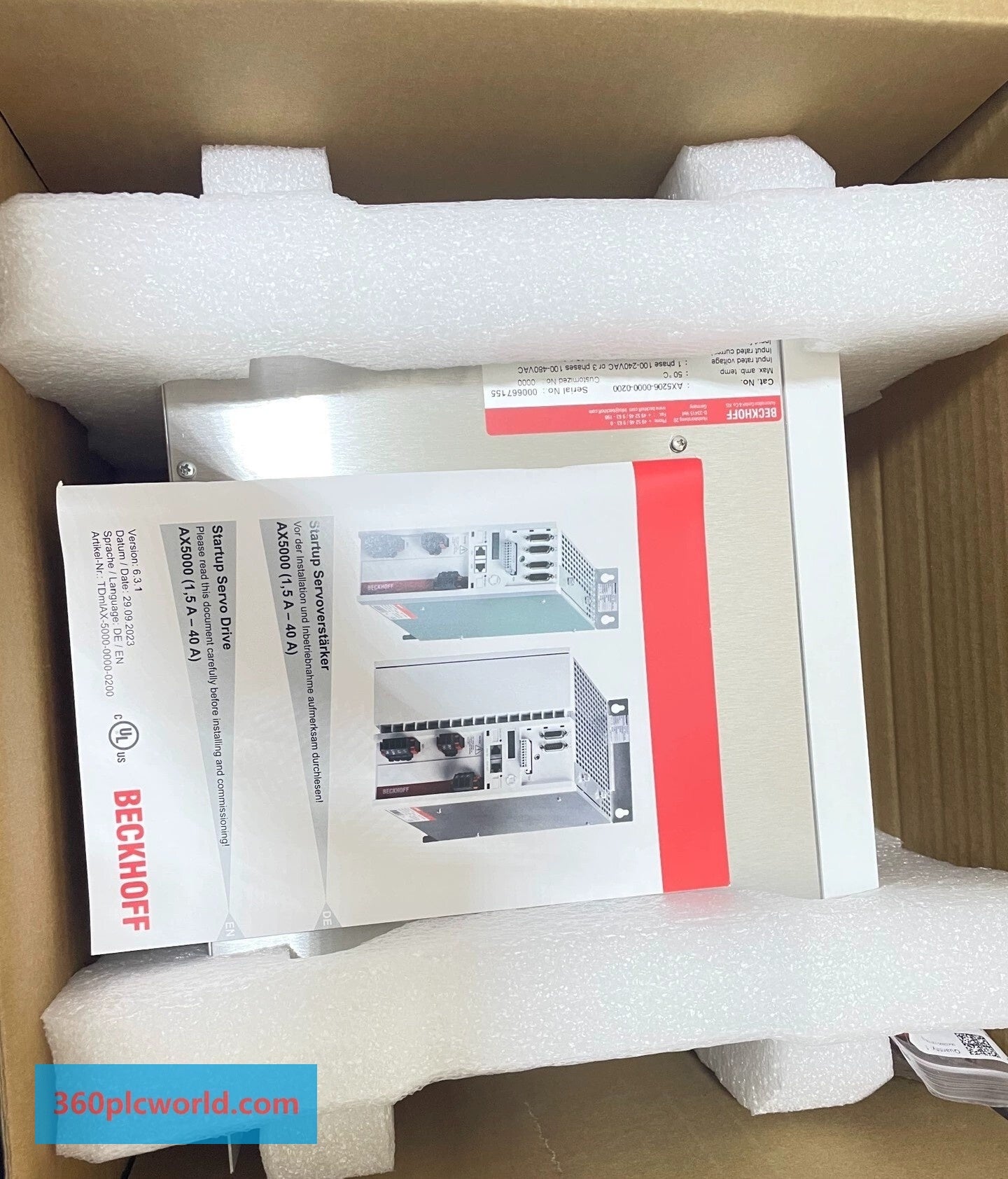 Beckhoff AX5106-0000-0200 New Obsolete Industrial Spare Parts