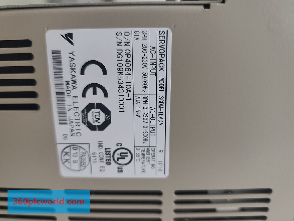 Yaskawa SGDM-1EADA New Servo Drives & Motors