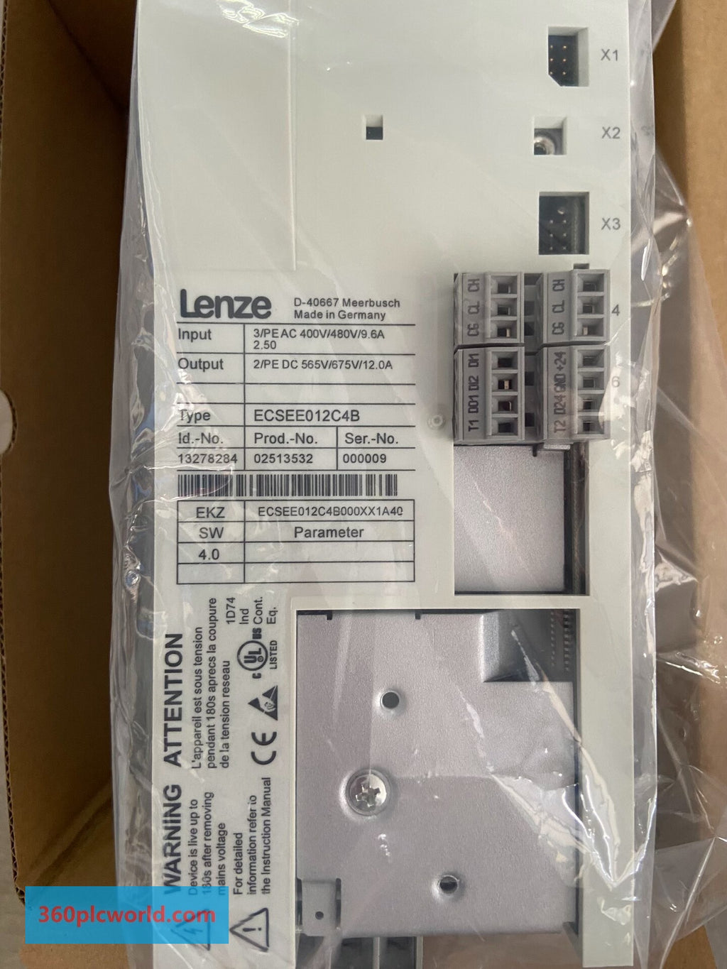 Lenze ECSEE012C4B New Obsolete Industrial Spare Parts
