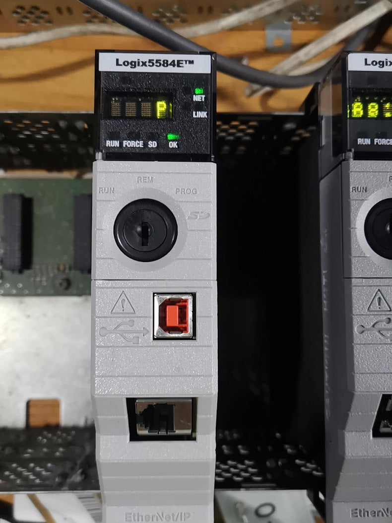 Allen-Bradley 1756-L84E Used PLC HMI Module for Industrial Automation