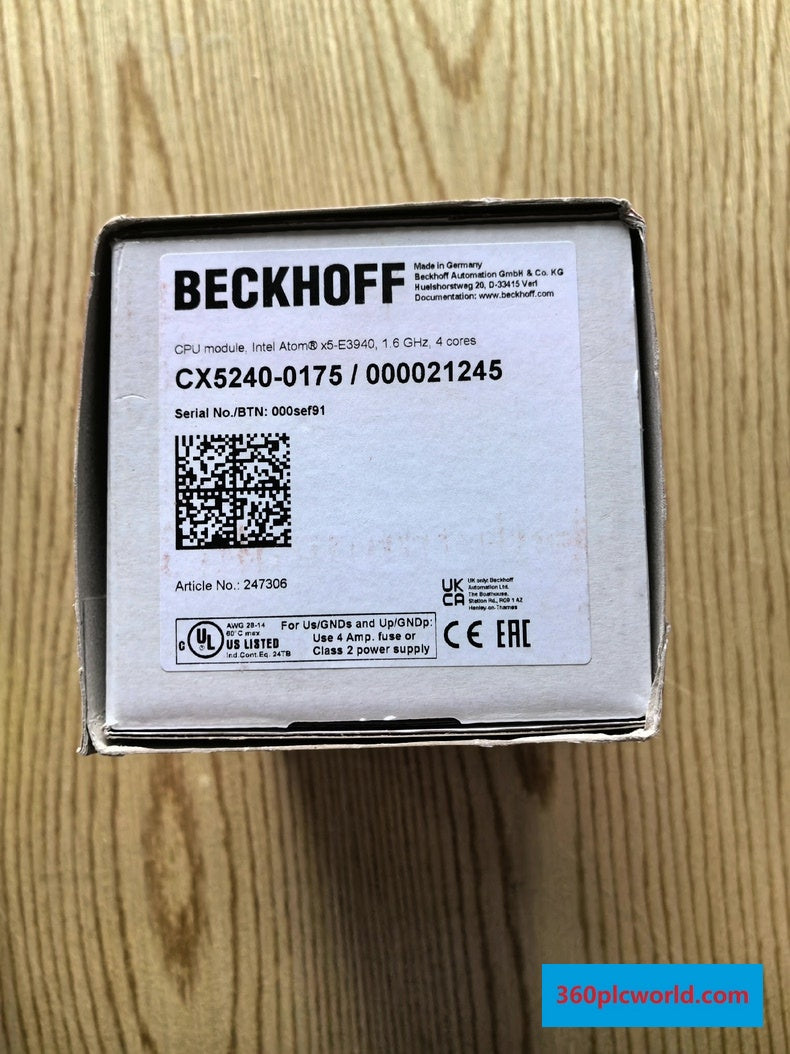 Beckhoff CX5240-0175 New Industrial Automation Spare Part for Industrial Automation