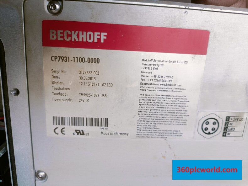 Beckhoff CP7931-1100-0000 Used Industrial Automation Spare Part for Industrial Automation