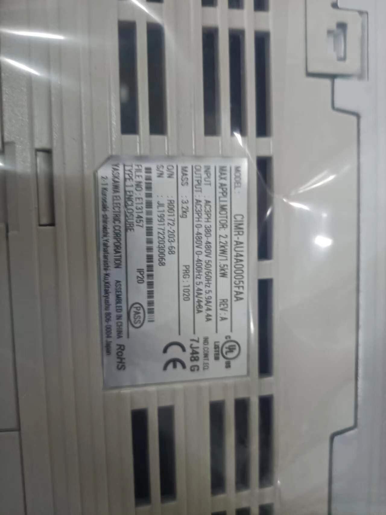 Yaskawa CIMR-AU4A0005FAA New Servo Drive Motor for Industrial Automation