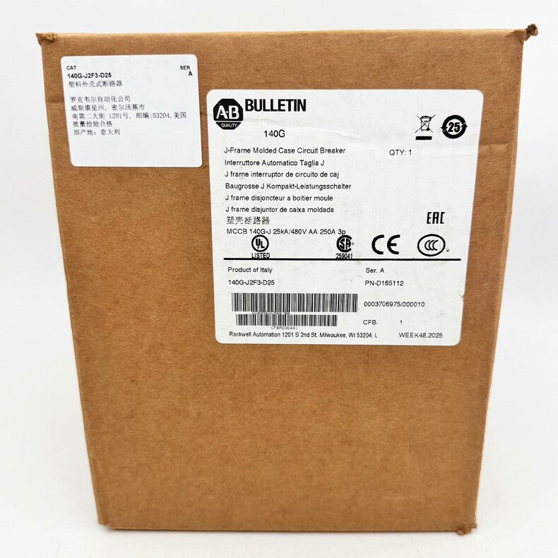 AB 140G-J2F3-D25 New Industrial Automation Spare Part for Industrial Automation