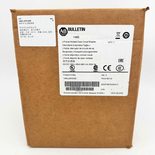 AB 140G-J2F3-D25 New Industrial Automation Spare Part for Industrial Automation