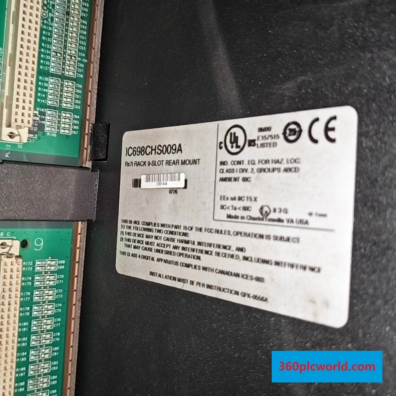 GE IC698CHS009A Used Industrial Automation Spare Part for Industrial Automation