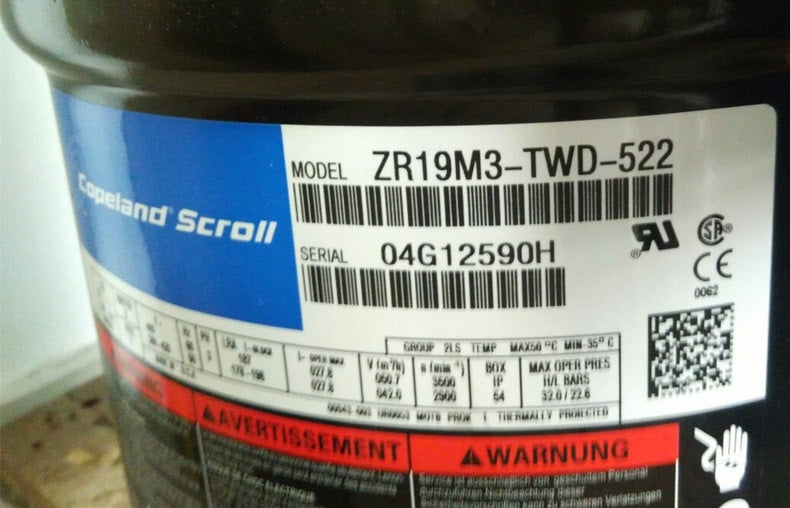 Copeland ZR19M3-TWD-522 New Industrial Automation Spare Part for Industrial Automation