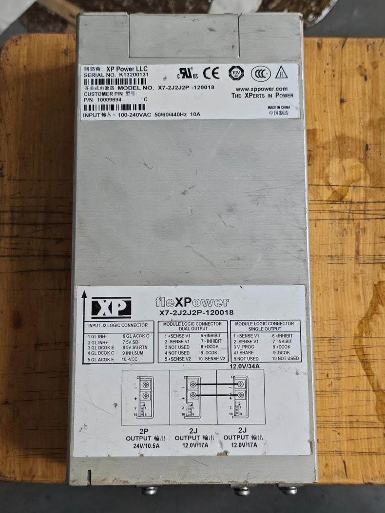 XP Power X7-2J2J2P-120018 Used Obsolete Industrial Spare Parts Industrial Automation