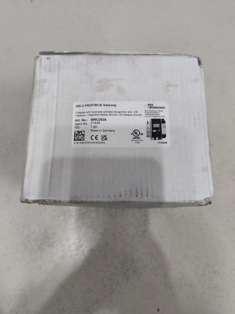 Bihl+Wiedemann BWU2535 New Industrial Automation Spare Part for Industrial Automation