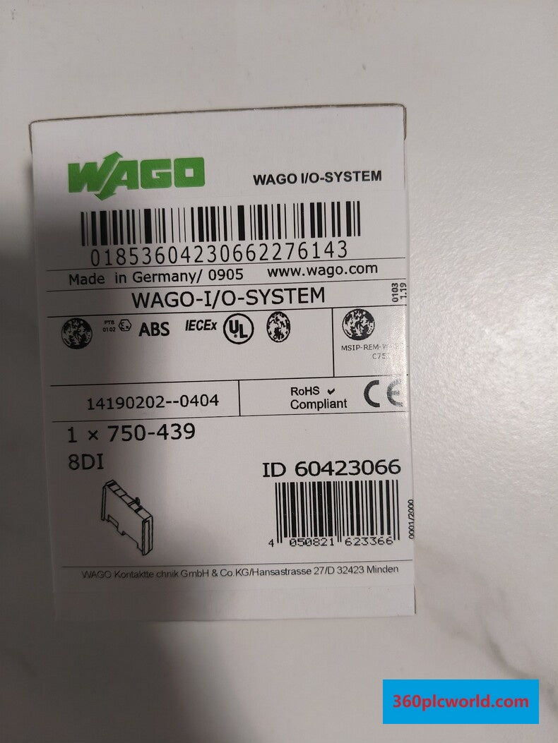 Wago 750-439 New Industrial Automation Spare Part for Industrial Automation
