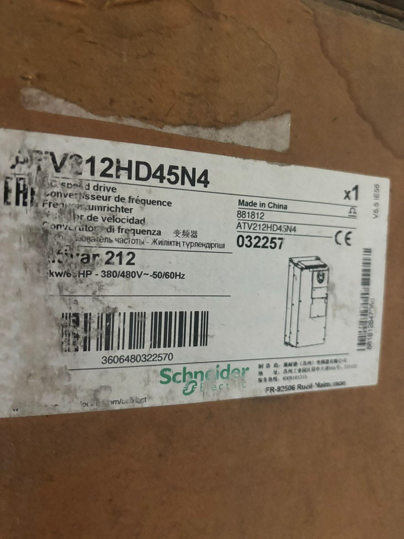 Schneider ATV212HD45N4 New Servo Drive Motor for Industrial Automation