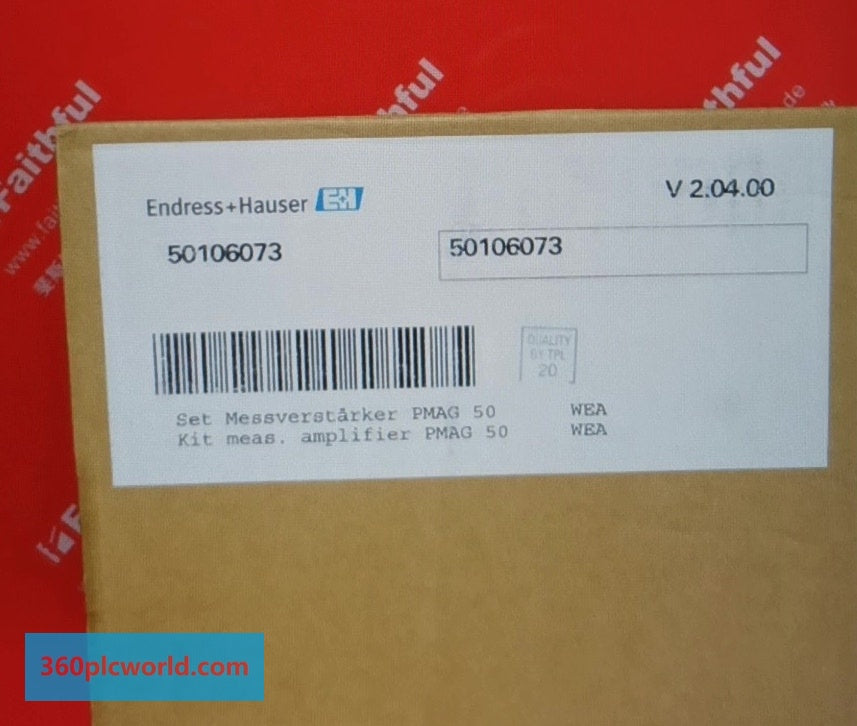 Endress+Hauser 50106073 New Process Instrumentation