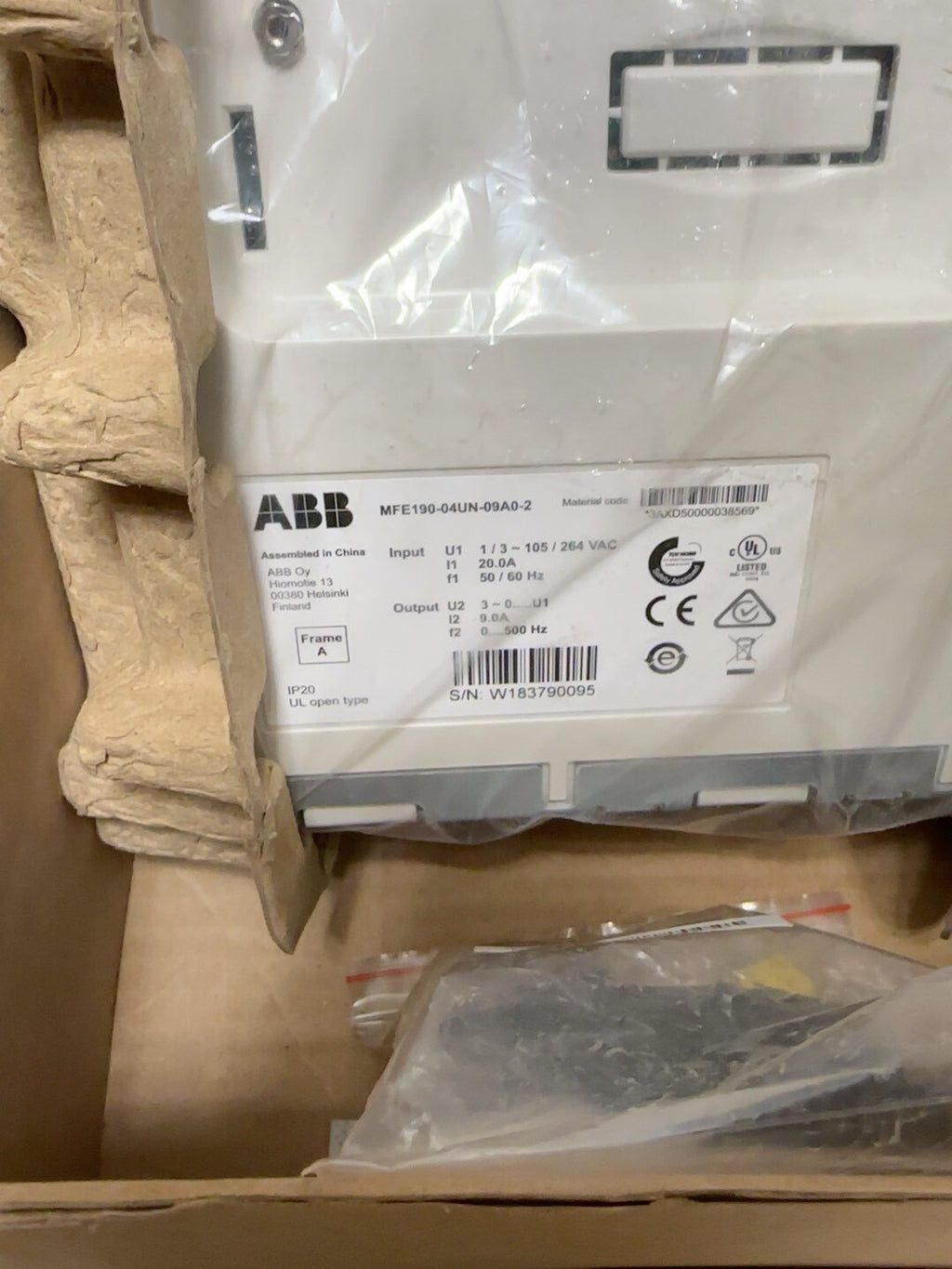 ABB MFE190-04UN-09A0-2 New Industrial Automation Spare Part for Industrial Automation
