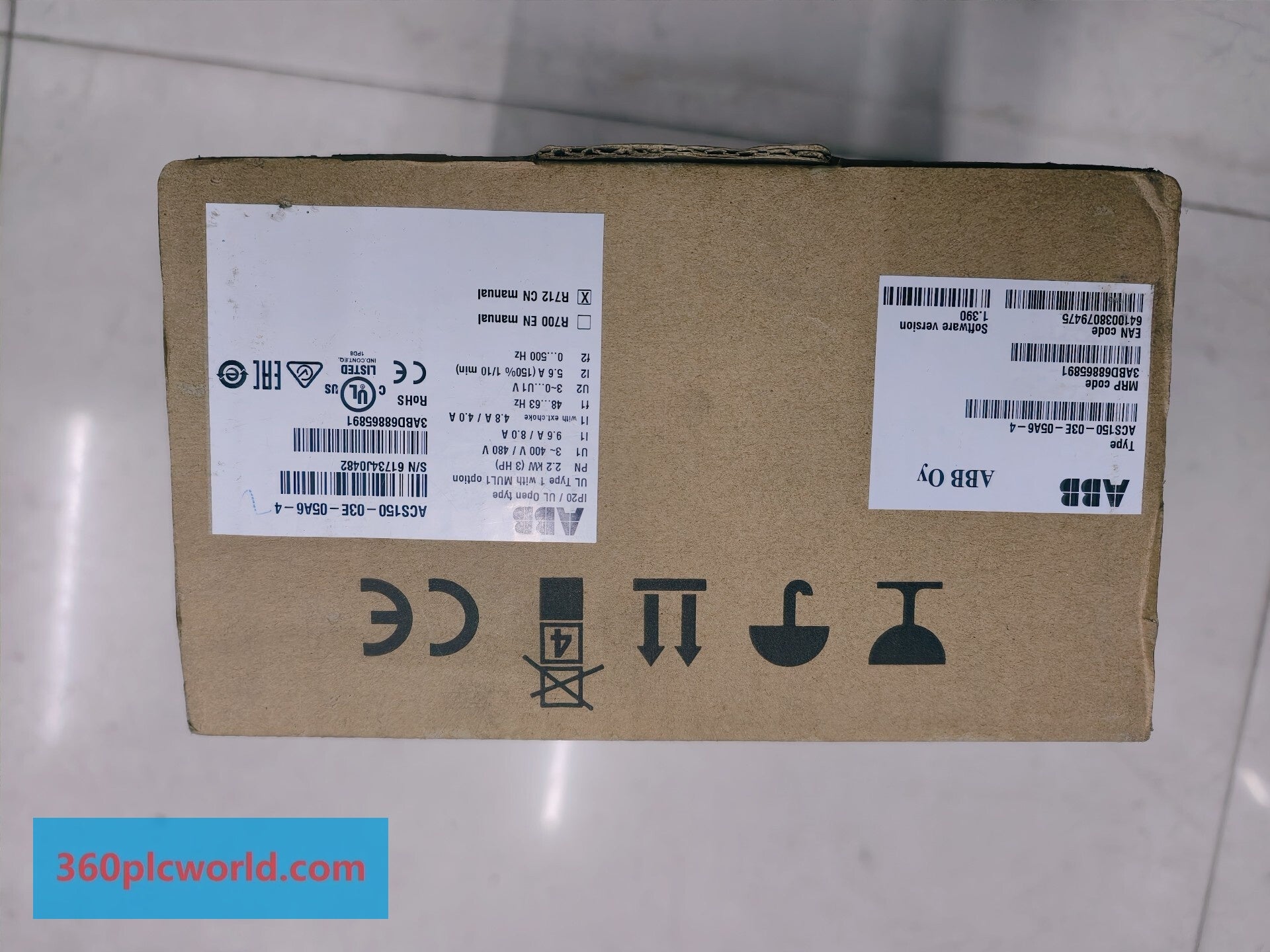 ABB ACS150-03E-05A6-4 New Servo Drives & Motors