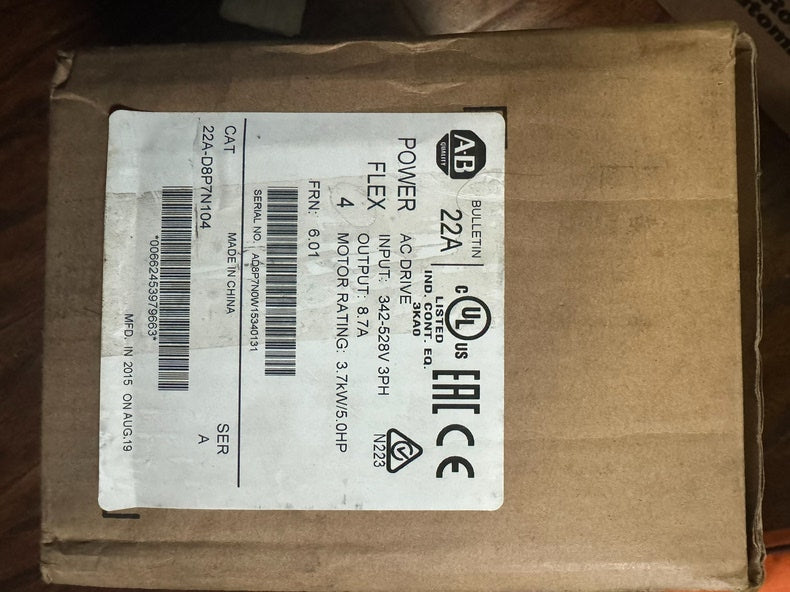 Allen Bradley 22A-D8P7N104 New Industrial Automation Spare Part for Industrial Automation