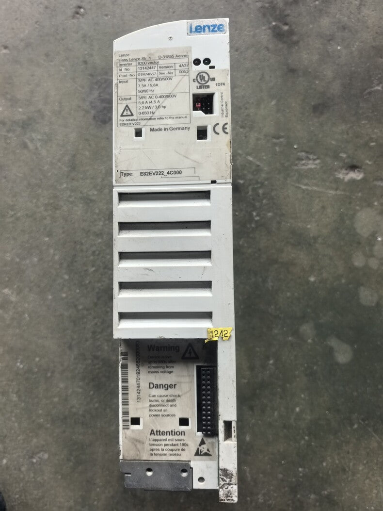 Lenze E82EV222_4C000 Used Industrial Automation Spare Part for Industrial Automation