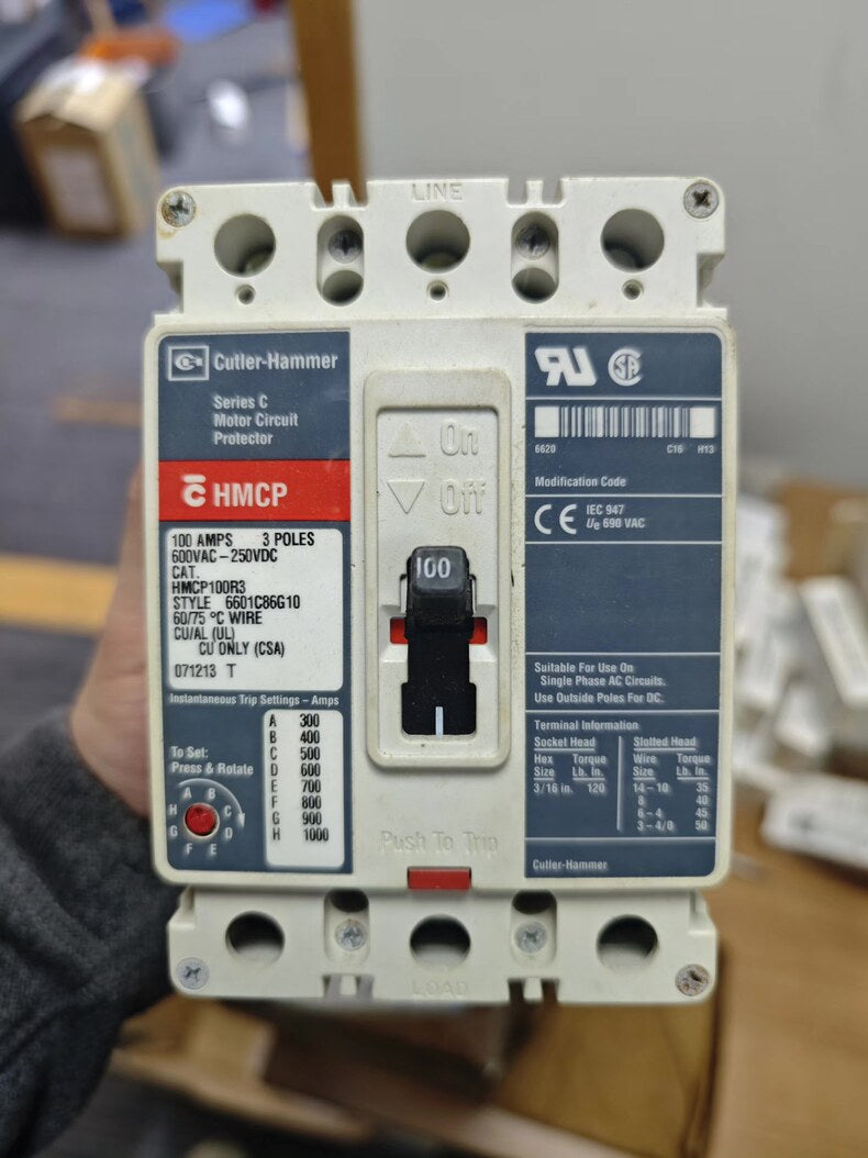 Eaton HMCP100R3 Used PLC HMI Module for Industrial Automation