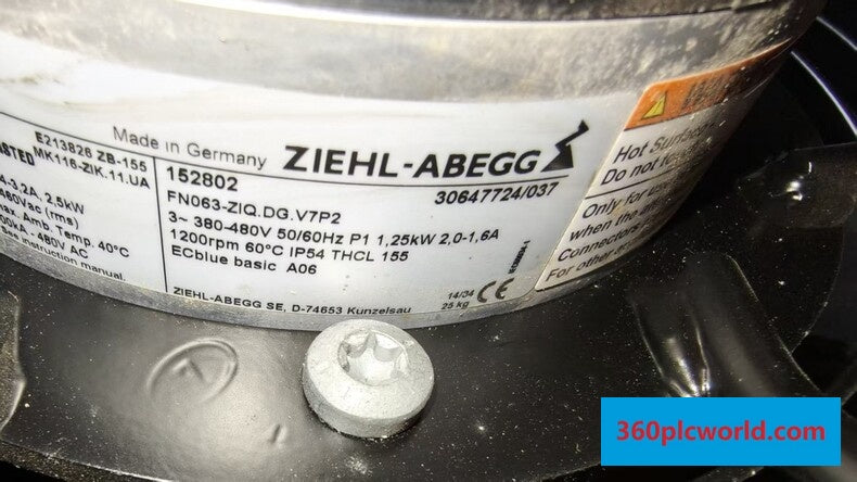 ZIEHL-ABEGG FB063-6EQ.4I.V4L New Industrial Automation Spare Part for Industrial Automation