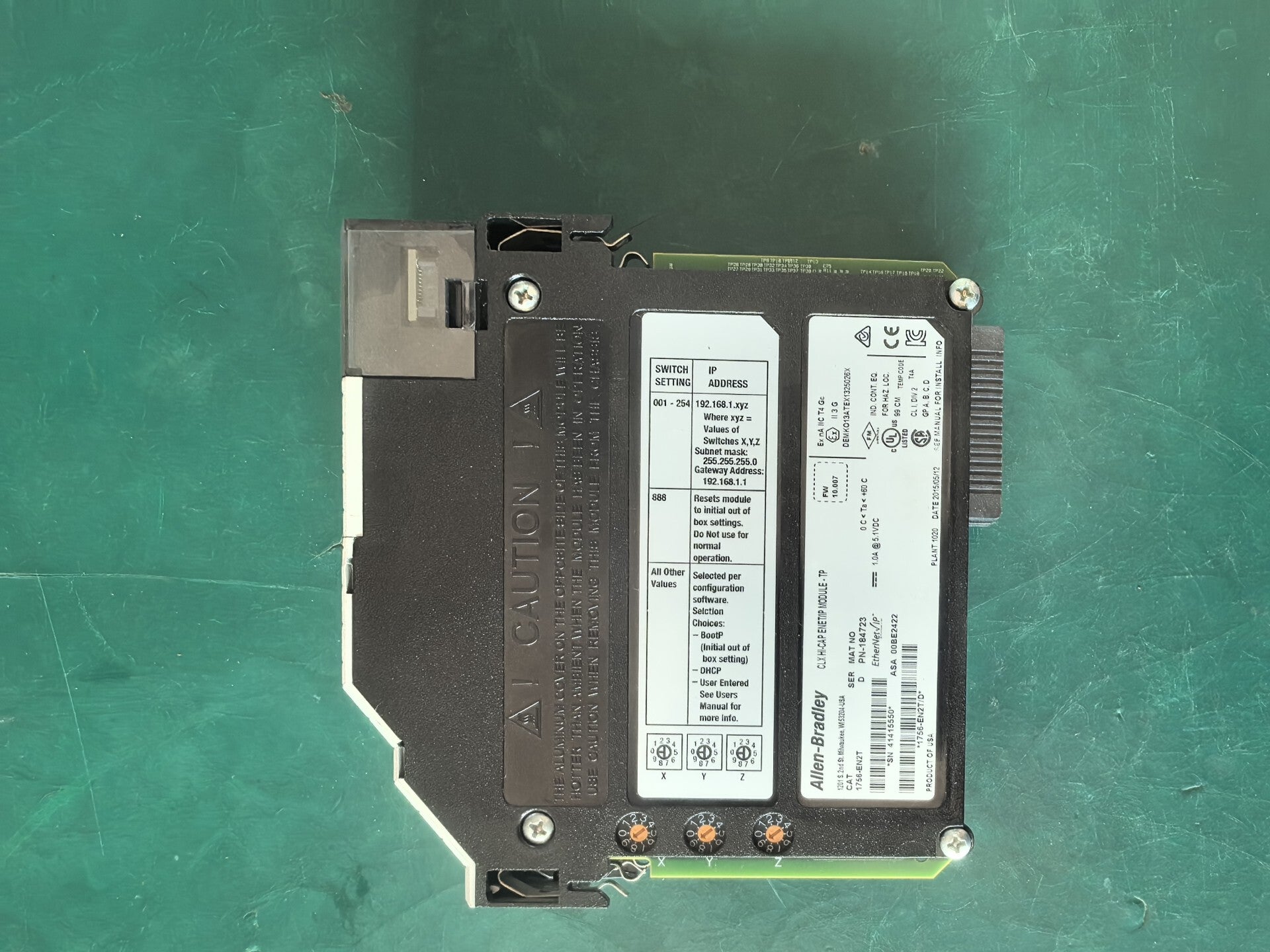 Allen-Bradley 1756-EN2T Used PLC, DCS & HMI Industrial Automation