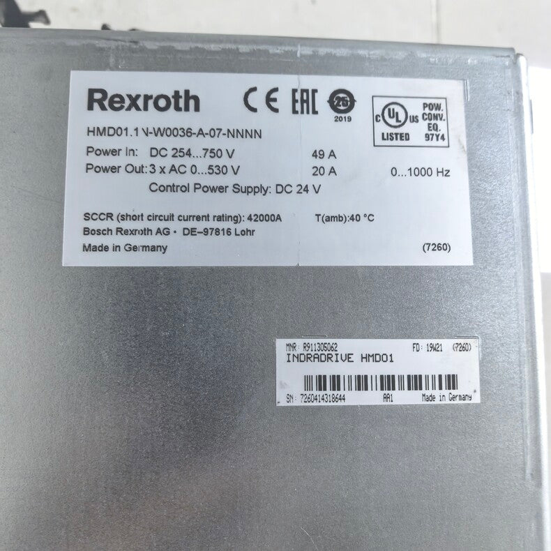 Rexroth HMD01.1N-W0036-A-07-NNNN New Industrial Automation Spare Part for Industrial Automation