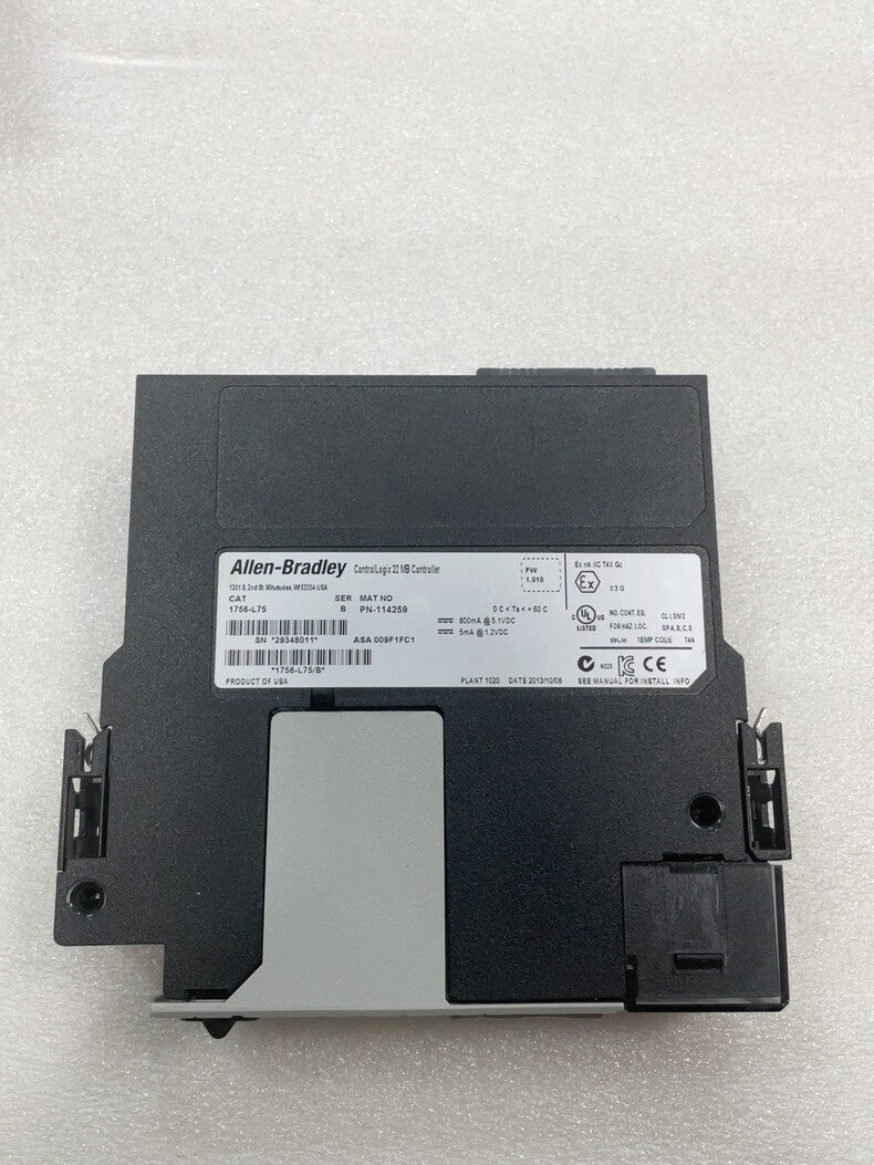Allen-Bradley 1756-L75 Used PLC HMI Module for Industrial Automation