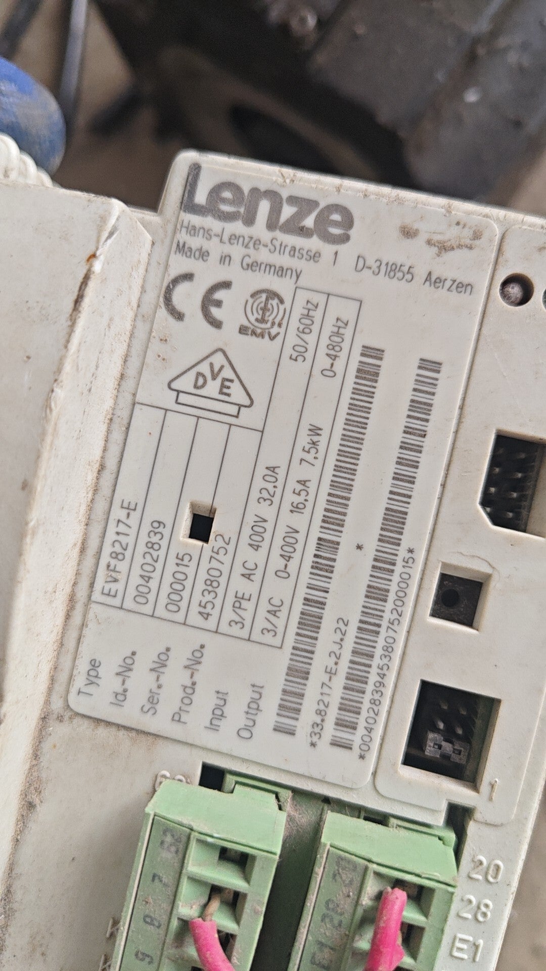 Lenze EVF8217-E Used Industrial Automation Spare Part for Industrial Automation