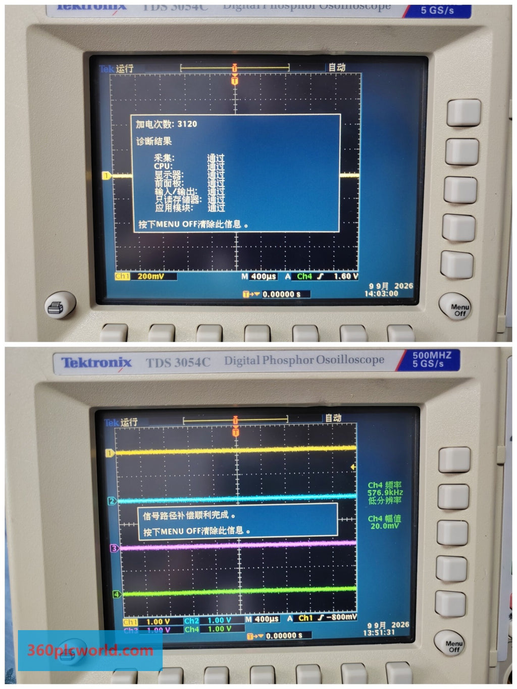 Tektronix TDS3054C Used Obsolete Industrial Spare Parts