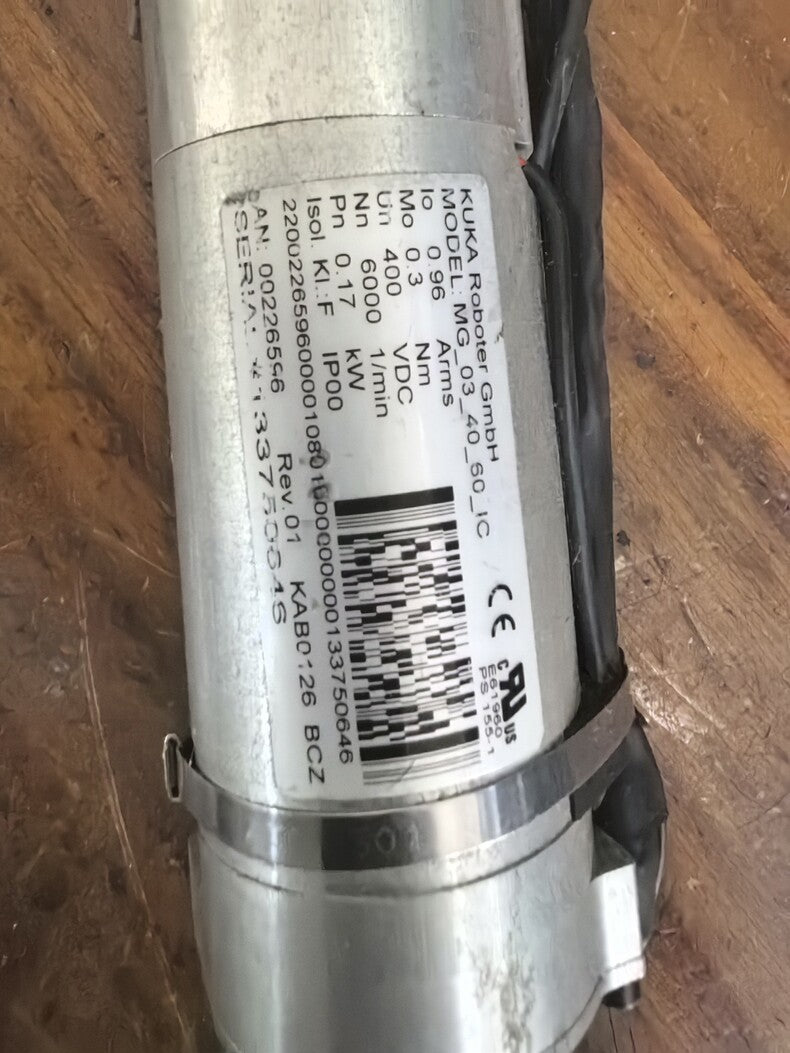 KUKA MG-03-40-60-IC Used Robotics Motion Part for Industrial Automation