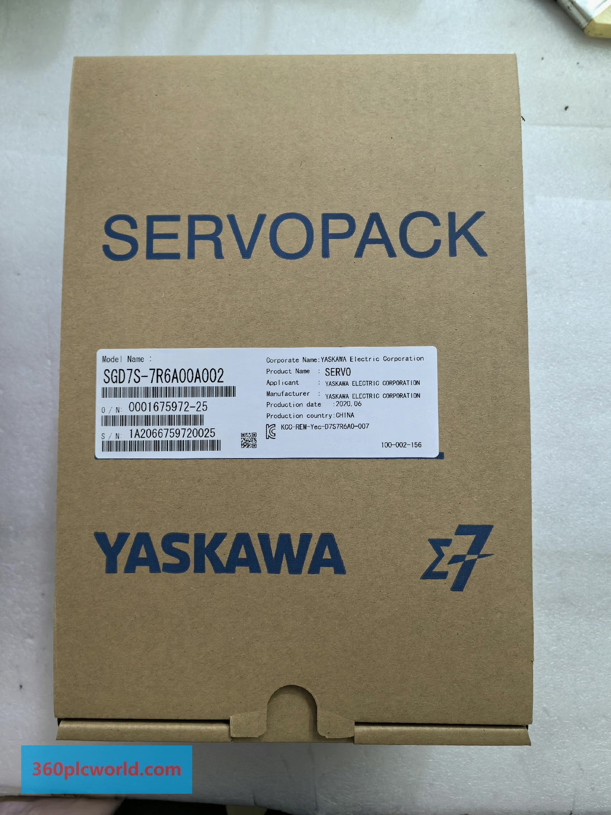 Yaskawa SGM-01A3TE21 New Servo Drives & Motors
