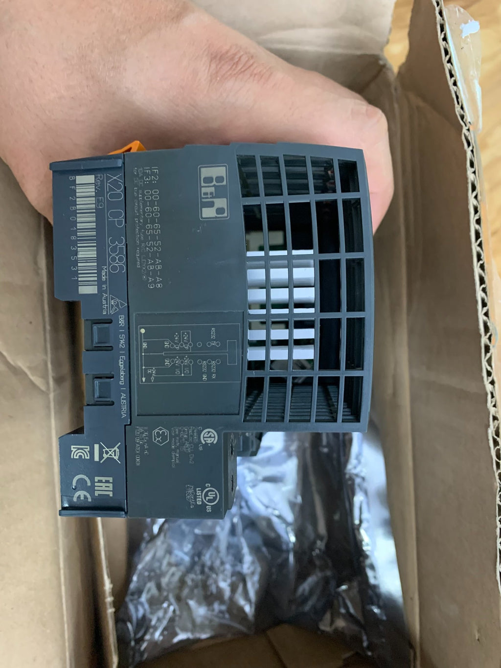 B&R X20CP3586 New PLC HMI Module for Industrial Automation