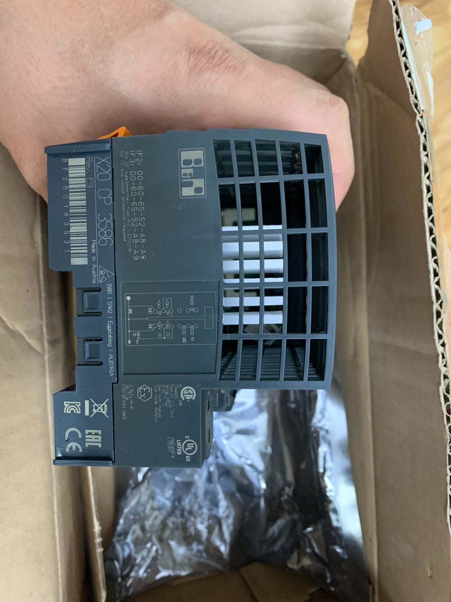 B&R X20CP3586 New PLC HMI Module for Industrial Automation