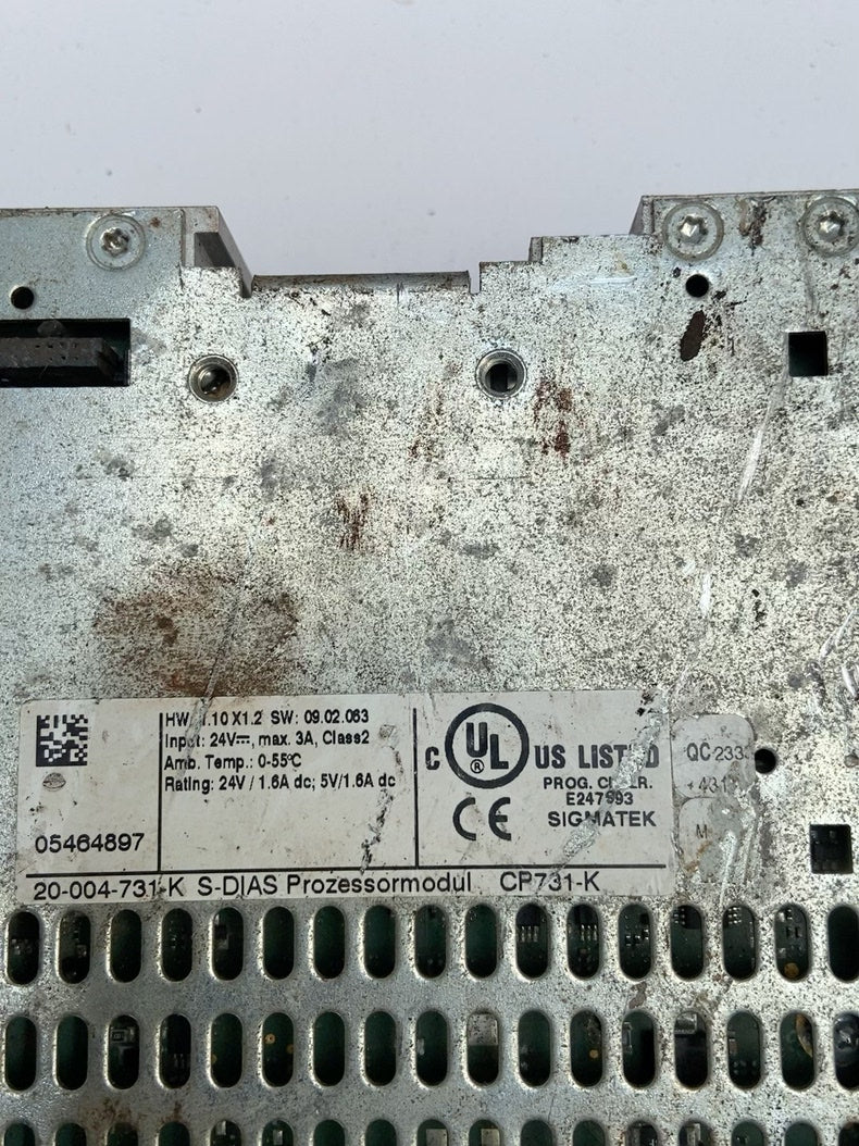 SIGMATEK CP731-K Used Industrial Automation Spare Part for Industrial Automation