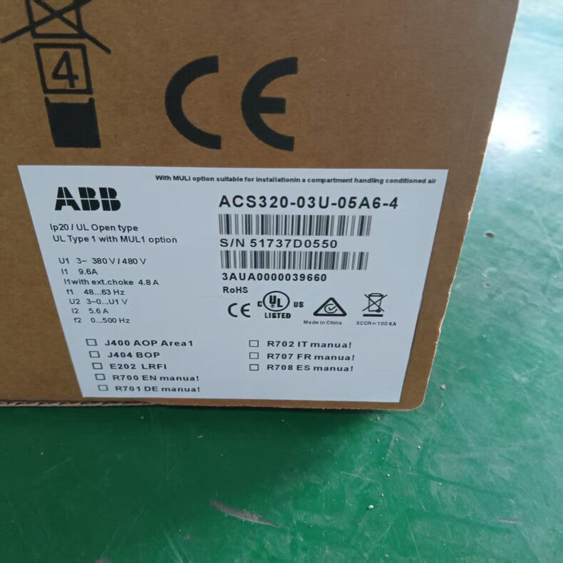 ABB ACS320-03U-05A6-4 New Servo Drive Motor for Industrial Automation