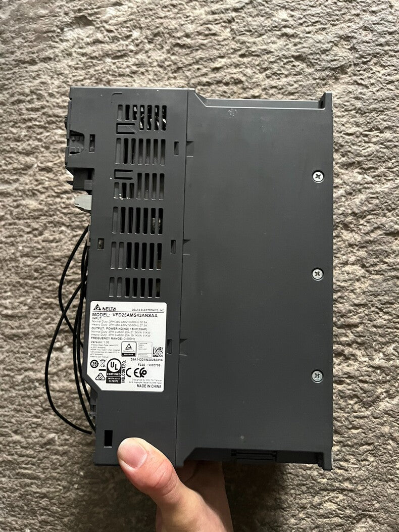 Delta VFD25AMS43ANSAA Used Servo Drive Motor for Industrial Automation