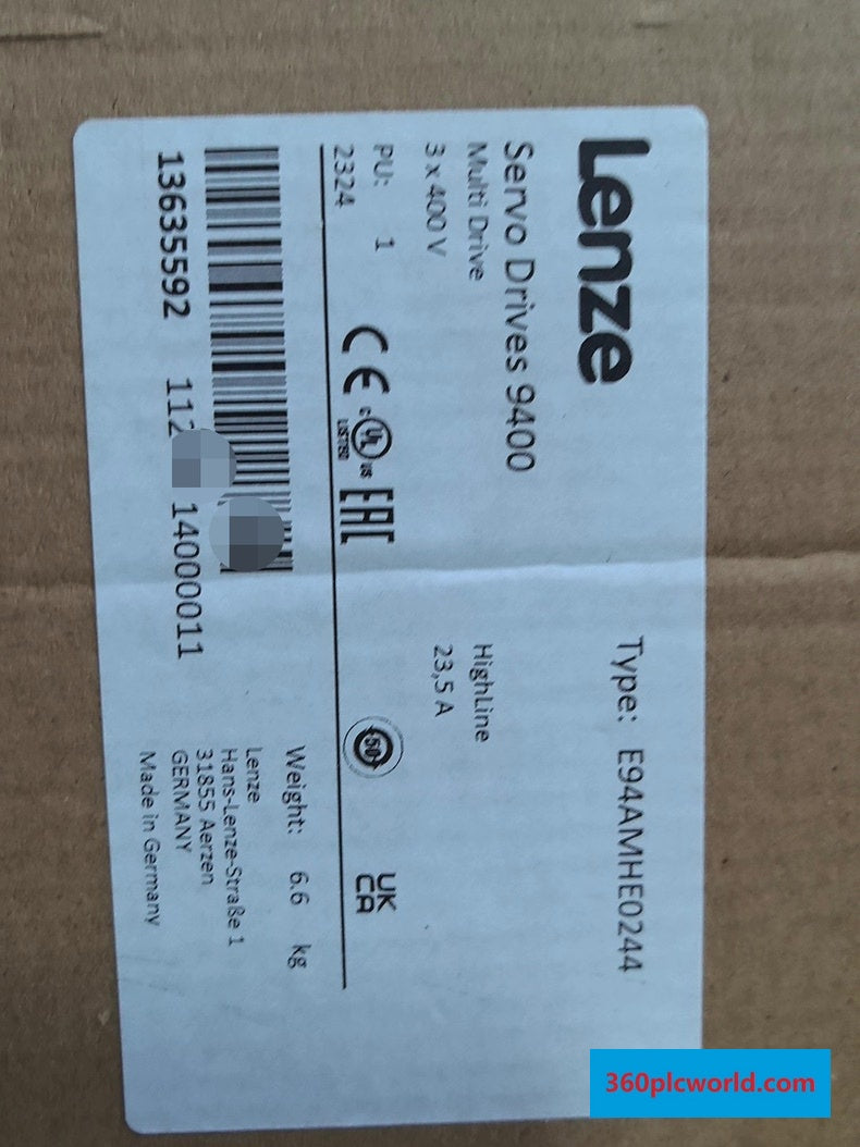 Lenze E94AMHE0244 New Industrial Automation Spare Part for Industrial Automation