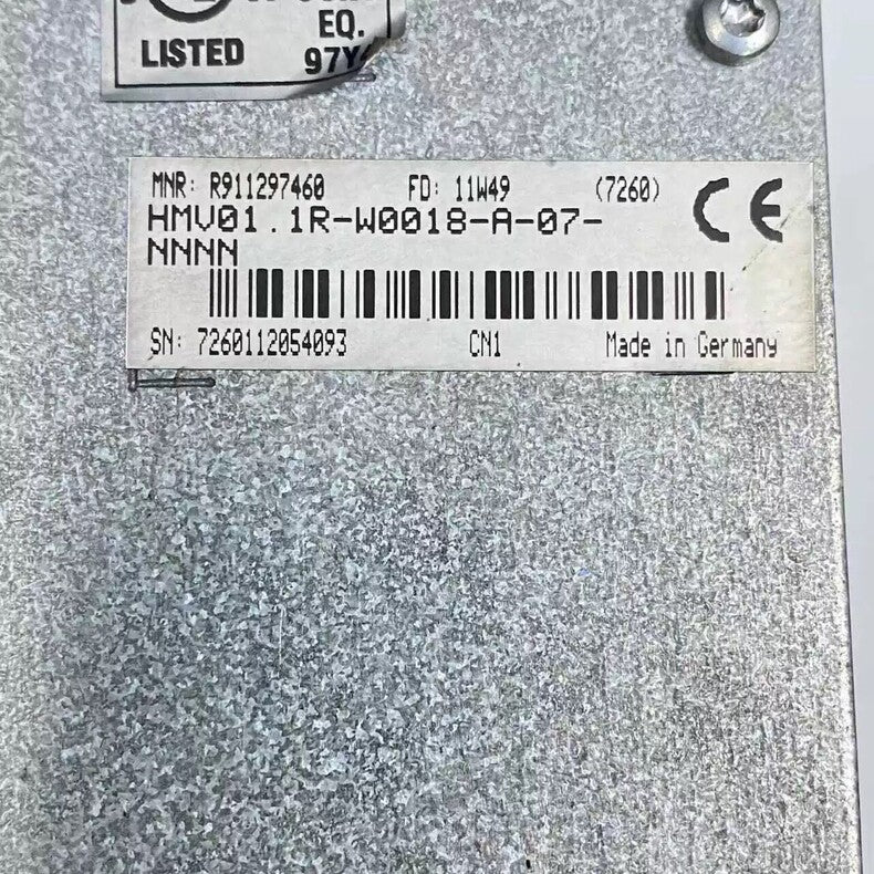 Rexroth HMV01.1R-W0045-A-07-NNN Used Industrial Automation Spare Part for Industrial Automation