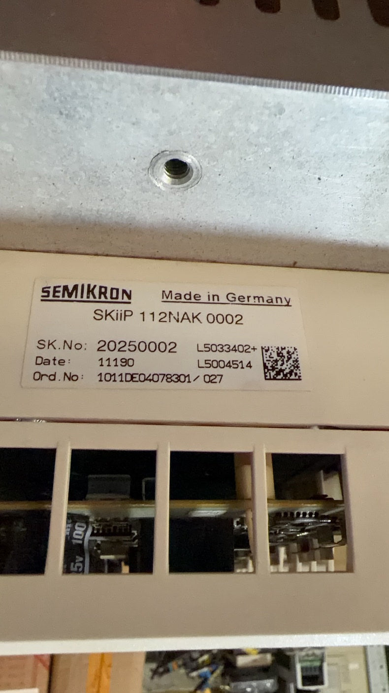 SEMIKRON SKIIP112NAK0002 Used Industrial Automation Spare Part for Industrial Automation
