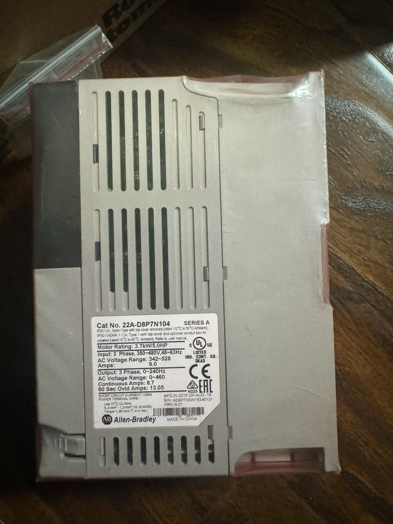 Allen Bradley 22A-D8P7N104 New Industrial Automation Spare Part for Industrial Automation