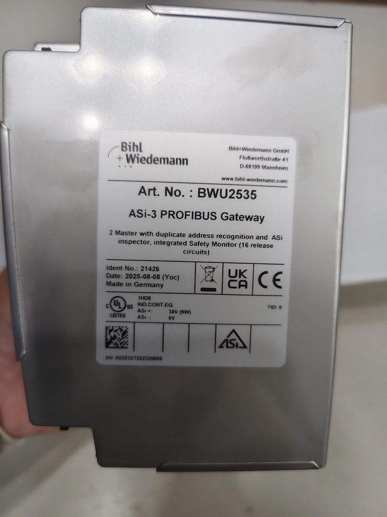 Bihl+Wiedemann BWU2535 New Industrial Automation Spare Part for Industrial Automation