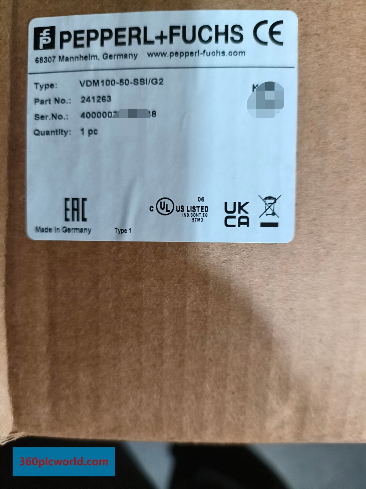 Pepperl Fuchs VDM100-50-SSI/G2 New Obsolete Industrial Spare Parts