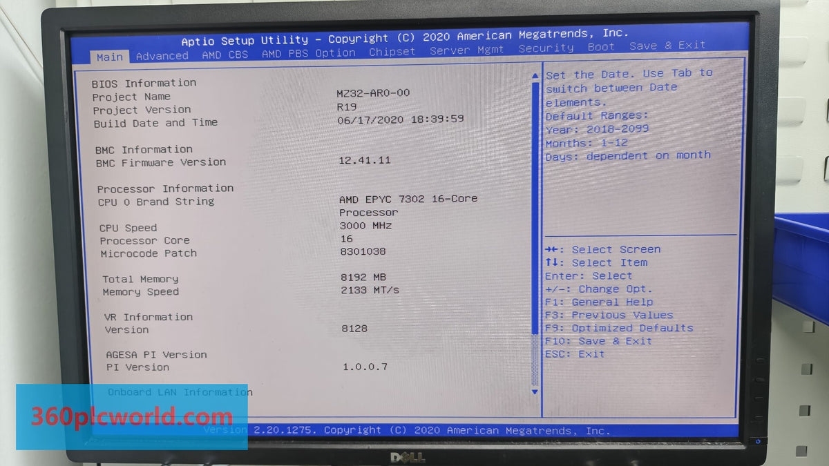 GIGABYTE MZ32-AR0 Used Obsolete Industrial Spare Parts