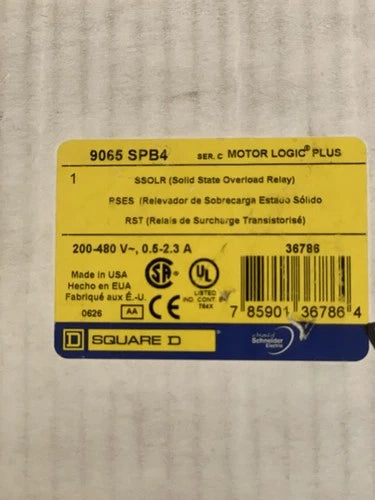 SQUARE D 9065SPB4 New
