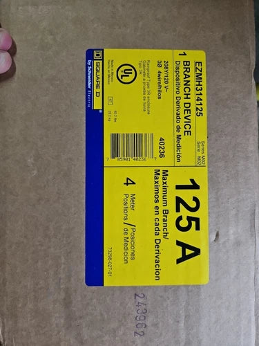 SQUARE D EZMH314125 New