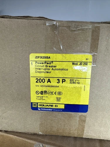 SQUARE D JDP36200SA New