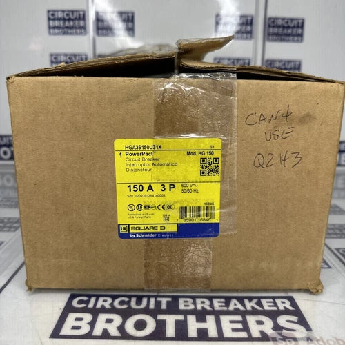 SQUARE D HGA36150U31X New