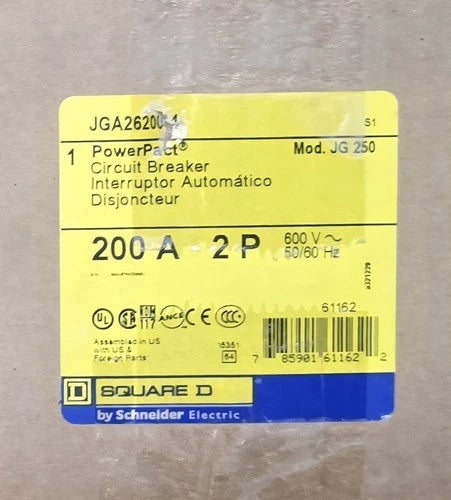 SQUARE D JGA262004 New