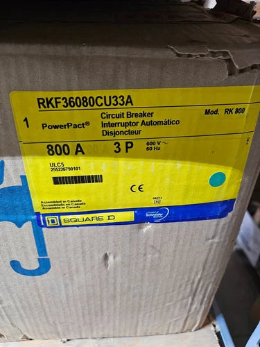 SQUARE D RKF36080CU33A New