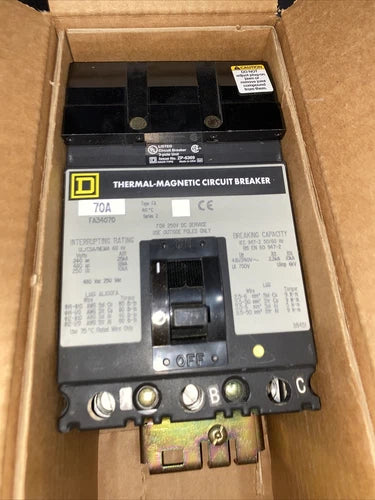 SQUARE D FA34070 New