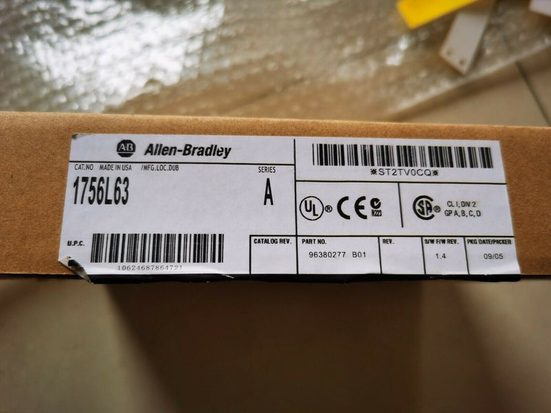 Allen Bradley 1756-L63/A NEW 1756L63/A