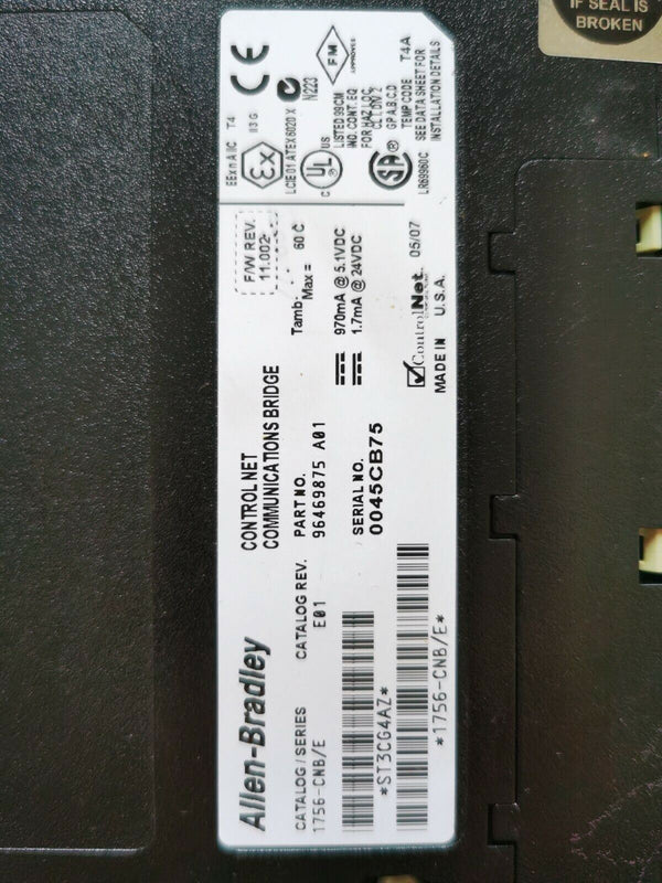 Allen Bradley 1756-CNB/E  1756CNB/E